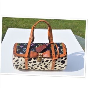 Louis Vuitton multi color Papillion bag